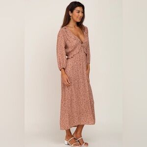 Lush Ditsy Floral Print Midi Dress ✨ Sz S